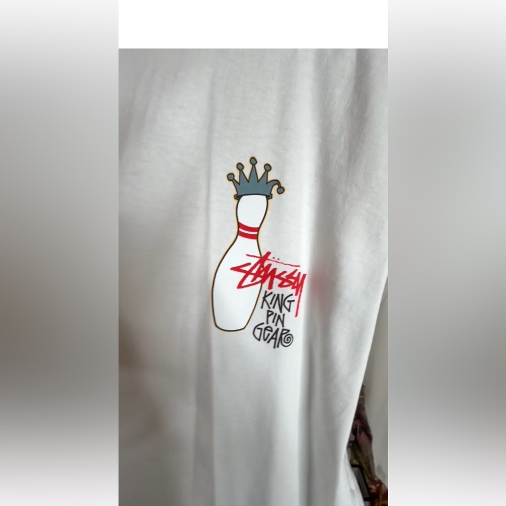 Stussy Men's King Pin T-Shirt NWOT Size XL - Picture 7 of 7